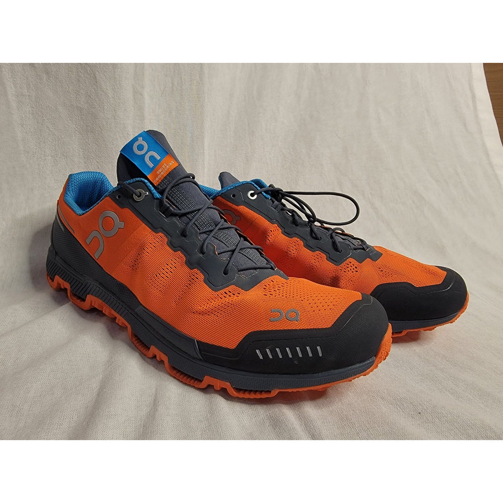 On Running Mens Cloudventure Flame Shadow Mesh Trainers 14
